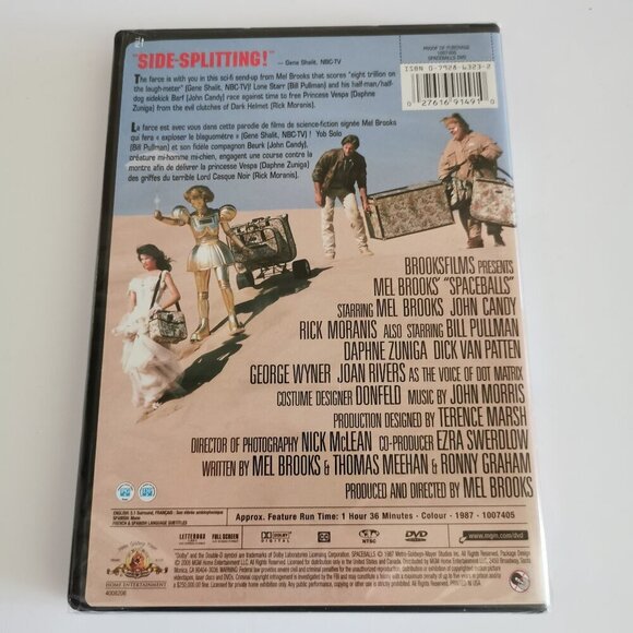 Spaceballs DVD SEALED Mel Brooks John Candy Scifi Comedy Film Movie - Picture 2 of 3